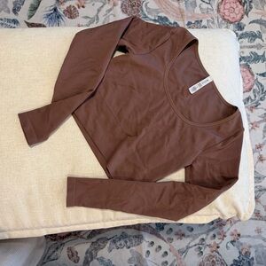 Athleta Cropped Long Sleeve